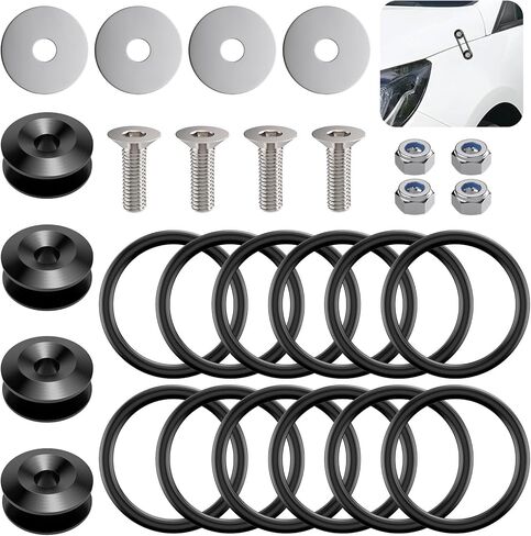 4 Set Grey Car Bumper Clips in Saudi Arabia
