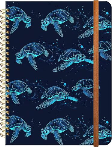 ZHIZHEND Ruled Spiral Writing Notebook,A5 Hardcover Lined College Journal for Women,Strong Twin-Wire Binding with Premium Paper,8.4" X 6",Perfect for School,Office,Home(Checkered Beige Light Colors) in Kuwait