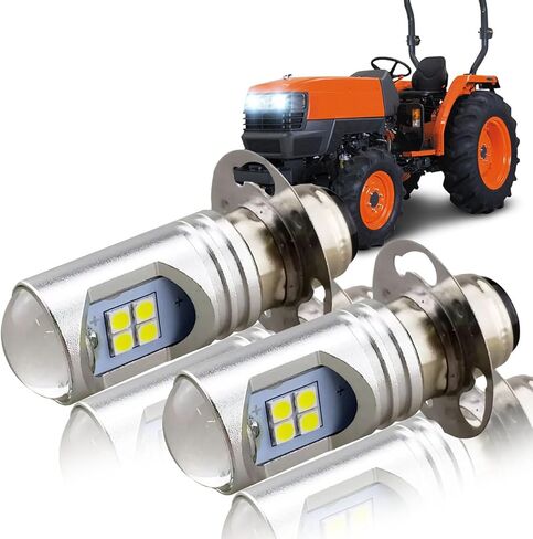 Super Bright LED light bulbs For M-series L-Series 38450-33870, Replacement for Kubota OEM, WHITE,6000K,Plug and Play Extremely Bright Fog Light of 2 in Kuwait