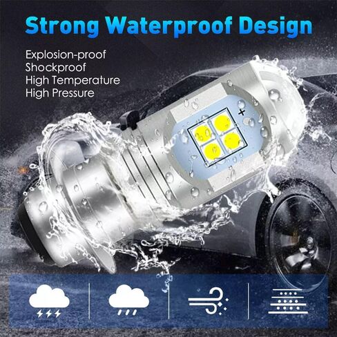 Super Bright LED light bulbs For M-series L-Series 38450-33870, Replacement for Kubota OEM, WHITE,6000K,Plug and Play Extremely Bright Fog Light of 2 in Kuwait