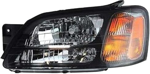 مجموعة المصابيح الأمامية للسائق والركاب من Garage-Pro لسيارة Subaru Outback 2000-2004، الهالوجين القديم مع المصابيح، يستبدل # 84001AE15A 84001AE14A in Kuwait