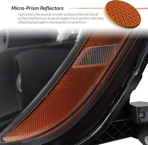 AKKON - Fits 2013-2019 Kenworth T680 OE Halogen Style Projector Headlights Black Housing - Pair Replacement in Saudi Arabia
