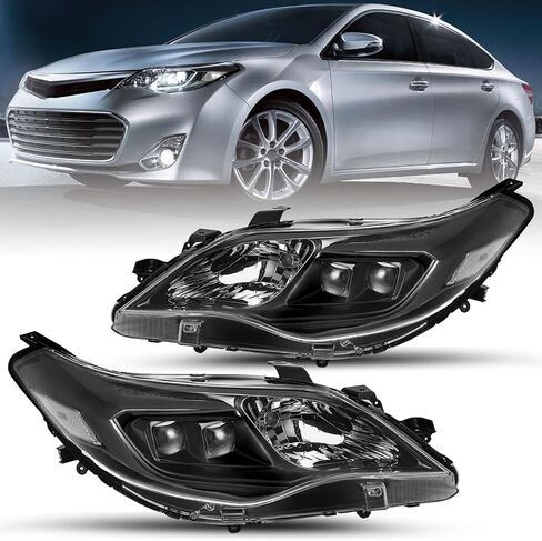 JSBOYAT مناسب لمصابيح أمامية Toyota Avalon 2013-2015، مصابيح أمامية بديلة من نوع الهالوجين، جانب السائق الأيسر + جانب الركاب الأيمن، طراز OE in Saudi Arabia