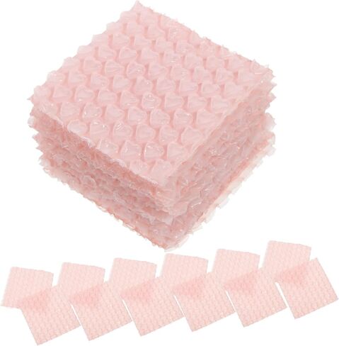 NUOBESTY 60pcs Foam Pouches for Packing Mailing Bubble Envelopes Heart-Shaped Thickened Wrap Pouches for Safe Shipping Packaging Cushioning 3.93X3.93In in Saudi Arabia