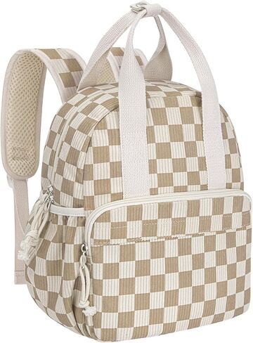 Corduroy Toddler Backpack for Boys Girls 2-5, Water-Resistant 11 Inch Small Kids Backpack for School Kindergarten, Lightweight Bookbag for Preschool Daycare-Strawberry in Saudi Arabia