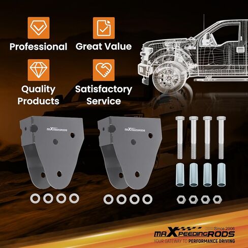 maXpeedingrods Radius Arm Drop Brackets for Ford F250 F350 Super Duty 2011-2016 4WD with 2-4" Lift in Saudi Arabia