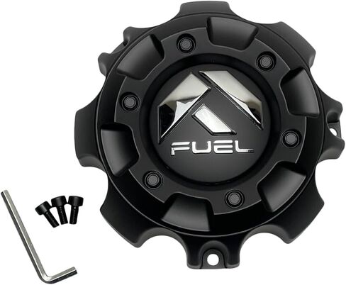 Fuel Matte Black Wheel Center Cap with Screws 1001-59B in Kuwait