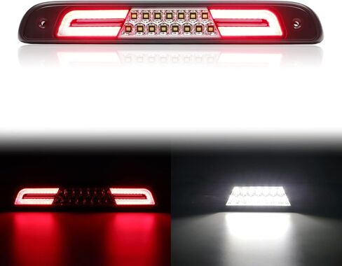 3rd Third Brake Light Compatible with 1999-2016 F250 F350 F450 F550 Super Duty High Mount Stop Brake Lights White Cargo Lamp, Smoked Lens in Saudi Arabia
