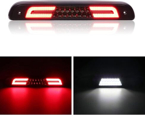 3rd Third Brake Light Compatible with 1999-2016 F250 F350 F450 F550 Super Duty High Mount Stop Brake Lights White Cargo Lamp, Smoked Lens in Saudi Arabia