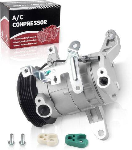 Air Conditioner AC Compressor with Clutch Compatible with Forester 2014-2018, Impreza 2012-2016, Crosstrek 2016-2017, XV Crosstrek 2013-2015, Pre-filled with Oil in Kuwait