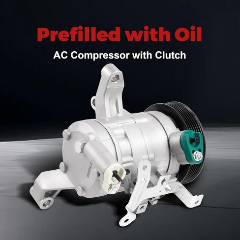 Air Conditioner AC Compressor with Clutch Compatible with Forester 2014-2018, Impreza 2012-2016, Crosstrek 2016-2017, XV Crosstrek 2013-2015, Pre-filled with Oil in Kuwait