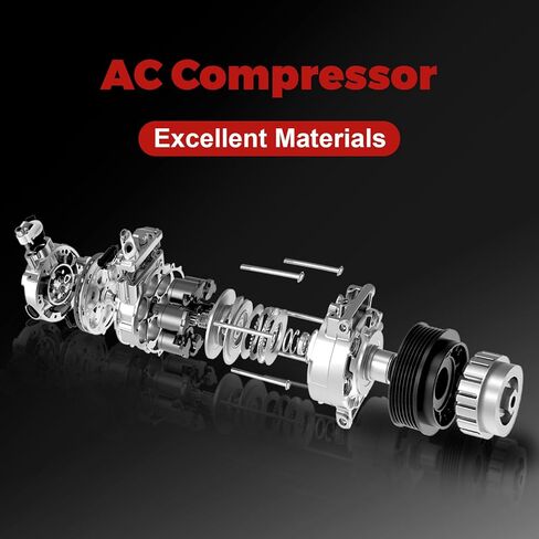 Air Conditioner AC Compressor with Clutch Compatible with Forester 2014-2018, Impreza 2012-2016, Crosstrek 2016-2017, XV Crosstrek 2013-2015, Pre-filled with Oil in Kuwait