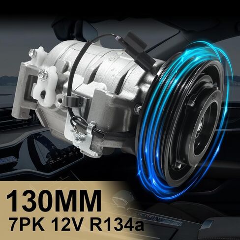 Air Conditioner AC Compressor with A/C Clutch for Honda Accord 2008-2012 2.4L,for Crosstour 2012-2015 2.4L,Replaces CO 11224C, 158333, 157333, 38810R40A01, 38900R40A01, 38924R40A01 in Saudi Arabia