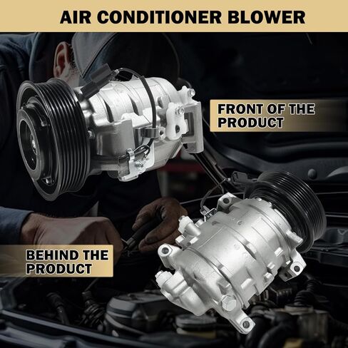 Air Conditioner AC Compressor with A/C Clutch for Honda Accord 2008-2012 2.4L,for Crosstour 2012-2015 2.4L,Replaces CO 11224C, 158333, 157333, 38810R40A01, 38900R40A01, 38924R40A01 in Saudi Arabia
