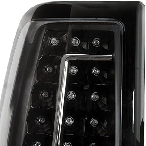 AKKON - For Chevy Silverado Sierra LED Black Rear Tail Lights Replacement + Smoke LED 3rd Brake Cargo Light Lamp in Saudi Arabia