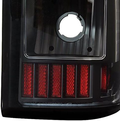 AKKON - For Chevy Silverado Sierra LED Black Rear Tail Lights Replacement + Smoke LED 3rd Brake Cargo Light Lamp in Saudi Arabia