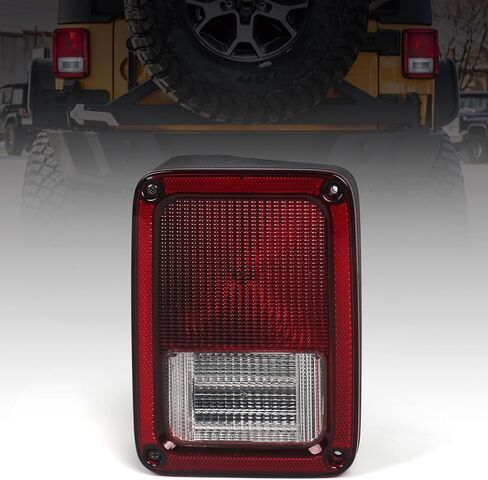 ضوء الذيل الأيسر لسيارة جيب رانجلر JK JKU 2007-2018، [معتمد من وزارة النقل] [OEM] [Plug n Play] ملحقات Jeep JK (جانب السائق) in Kuwait