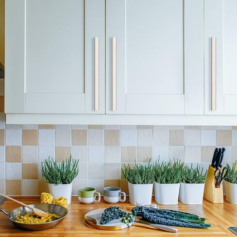 Asidrama 10 Pack 7.5 Inch(192mm) Brushed Satin Nickel Cabinet Pulls Kitchen Cabinet Handles Satin Nickel Cabinet Pulls Cabinet Hardware for Cupboard Drawer in Kuwait