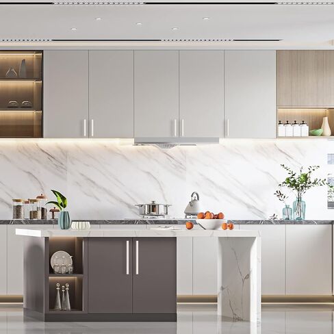 Asidrama 10 Pack 7.5 Inch(192mm) Brushed Satin Nickel Cabinet Pulls Kitchen Cabinet Handles Satin Nickel Cabinet Pulls Cabinet Hardware for Cupboard Drawer in Kuwait