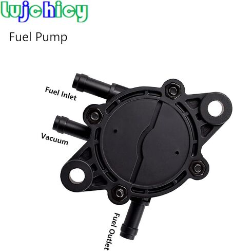 808656 491922 Fuel Pump for B&S Lawn Mower Tractor Gas Fuel Pump & 596163 Vacuum Hose with AM116304 Fuel Filter for Hon&da Yamaha 691034 692313 808492 J&D Koh&ler 17HP-25 HP Small Engine in Kuwait