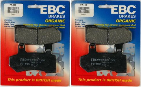 EBC Organic Brake Pads FA409 (2 Packs - Enough 2 Rotors) in Saudi Arabia
