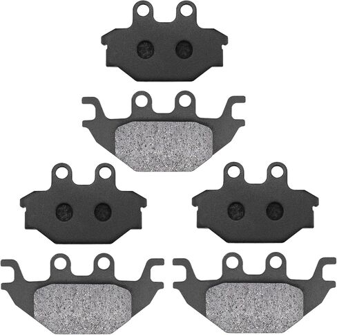 Fornt and Rear Brake Pads for Can Am DS250 DS 250 2007-2014, Kawasaki Brute Force 300 KVF300 MXU 250 270 300 500 UXV 450i 500 700 4x4 Quadlander 300 600 Arctic Cat 250 300 in Kuwait