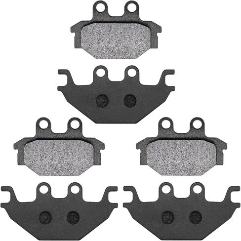 Fornt and Rear Brake Pads for Can Am DS250 DS 250 2007-2014, Kawasaki Brute Force 300 KVF300 MXU 250 270 300 500 UXV 450i 500 700 4x4 Quadlander 300 600 Arctic Cat 250 300 in Kuwait