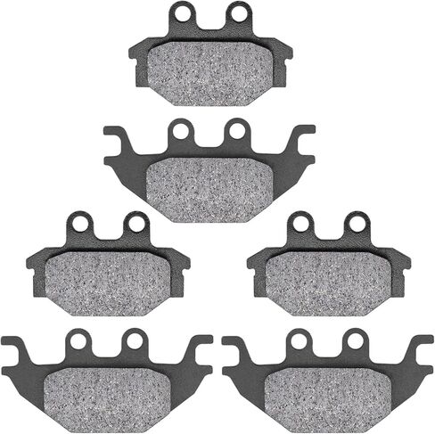 Fornt and Rear Brake Pads for Can Am DS250 DS 250 2007-2014, Kawasaki Brute Force 300 KVF300 MXU 250 270 300 500 UXV 450i 500 700 4x4 Quadlander 300 600 Arctic Cat 250 300 in Kuwait
