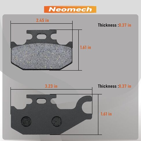 Front&Rear Brake Pads for Yamaha Rhino 660 Rhino 450 Raptor 700 700R 2004 2005 2006 2007 2008 2009 2010 2011 2012 2013 2014 2015 in Kuwait