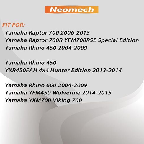 Front&Rear Brake Pads for Yamaha Rhino 660 Rhino 450 Raptor 700 700R 2004 2005 2006 2007 2008 2009 2010 2011 2012 2013 2014 2015 in Kuwait