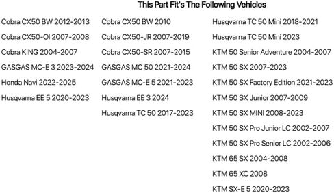 وسادة فرامل Tusk - خلفية معدنية ملبدة لـ KTM 50 SX 2007-2023 in Saudi Arabia
