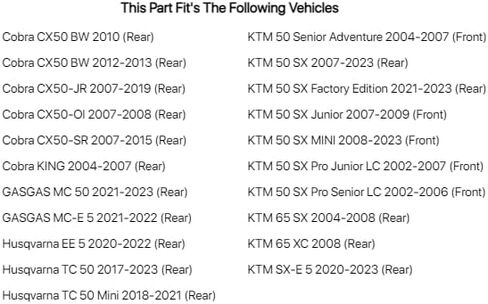 وسادة فرامل Tusk - خلفية معدنية ملبدة لـ KTM 50 SX 2007-2023 in Saudi Arabia