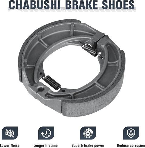 Rear Brake Shoe for Yamaha XVS650 V Star Custom/Classic 1998-2010, XV 535 700 750 920 1000, Seca XJ 650 700 750 Drum Brake Parking Shoes in Saudi Arabia