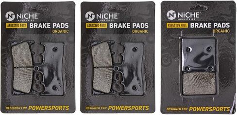 NICHE Brake Pad Set for Kawasaki Ninja ZX12R ZX7R ZRX1200R ZRX1100 43082-1251 43082-1257 Front Rear Semi-Metallic in Saudi Arabia