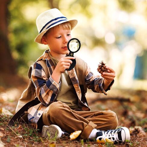 عدسة مكبرة صغيرة 2pcsUpgrade 10x للأطفال وكبار السن، عدسة مكبرة للجيب مع غمد واقي، عدسة مكبرة صغيرة قابلة للطي للقراءة، العمل عن قرب، الإصلاح، هواية أو عملات معدنية (7 سم) (6 سم) in Kuwait