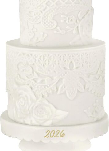 Hallmark Keepsake Christmas Ornament 2026, Wedding Cake 2026, Porcelain, Wedding Gifts in Saudi Arabia