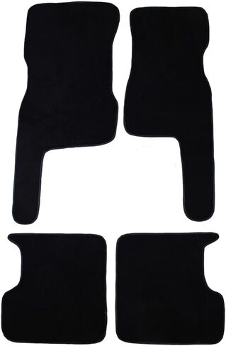 Custom Fit 4 Piece Carpet Floor Mats for 2002-2006 Hummer H1 - Black in Saudi Arabia