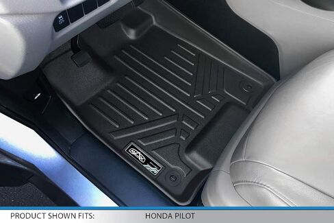 MAXLINER Custom Fit Floor Mats 3 Rows and Cargo Liner Behind 2nd Row Set for 2016-2022 Honda Pilot in Saudi Arabia