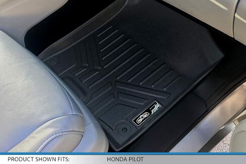 MAXLINER Custom Fit Floor Mats 3 Rows and Cargo Liner Behind 2nd Row Set for 2016-2022 Honda Pilot in Saudi Arabia