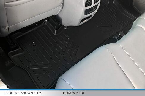 MAXLINER Custom Fit Floor Mats 3 Rows and Cargo Liner Behind 2nd Row Set for 2016-2022 Honda Pilot in Saudi Arabia