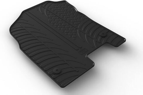 Gledring USA Custom Fit All-Weather Rubber Floor Mats Intended for RAM 1500 Crew Cab Without Toolbox 2019-2024, No Trimming Required, Tailored Custom Fit, Protects from Rain, Mud, & Snow. in Saudi Arabia