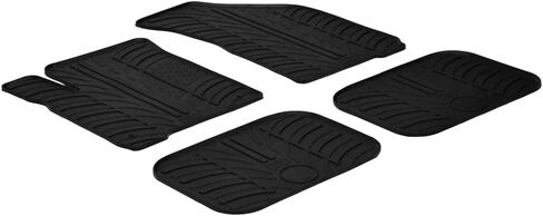 Gledring USA Custom Fit All-Weather Rubber Floor Mats Intended for RAM 1500 Crew Cab Without Toolbox 2019-2024, No Trimming Required, Tailored Custom Fit, Protects from Rain, Mud, & Snow. in Saudi Arabia