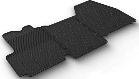 Gledring USA Custom Fit All-Weather Rubber Floor Mats Intended for RAM 1500 Crew Cab Without Toolbox 2019-2024, No Trimming Required, Tailored Custom Fit, Protects from Rain, Mud, & Snow. in Saudi Arabia