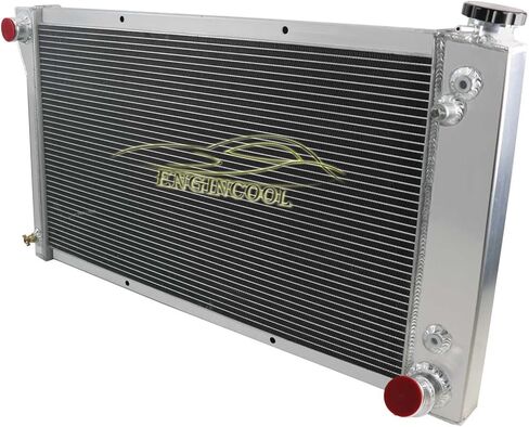 4 Row Core Radiator Full Aluminum for 1967-1972 Chevy Gmc C/K Series C10 C20 C30 K10 K20 K25 Trucks Blazer Pickup Suburban Van in Saudi Arabia