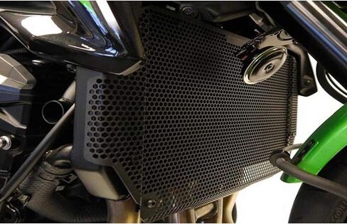 Z900 Motorcycle Radiator Grille Guard Cover Stainless Steel Protector Compatible With Z900 Z 900 2017 2018 2019 2020 2021 2022 2023 2024(Black) in Saudi Arabia