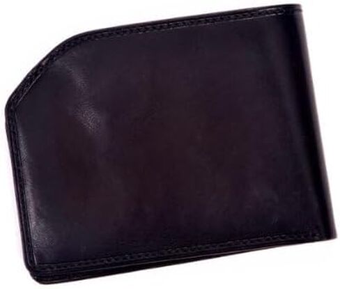 Tony Perotti Mens Italian Cow Leather Slim Front Pocket Bifold Edge Wallet in Saudi Arabia