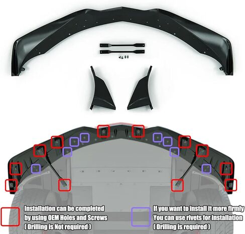 5 قطع من الفاصل الأمامي ترقية إلى شفة المصد الأمامي طراز ZR1 مع جناح لسيارة كورفيت C7 2014-2019 ستينغراي/جراند سبورت/Z06 مصنوعة من ألياف الكربون ABS إضافة إلى طقم الجسم in Kuwait