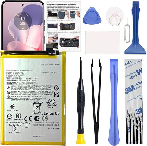Only for Moto G8 Plus Battery Replacement, with Video Tutorial, KD40 Battery for Moto G8 Plus, with Repair Toolkit in Kuwait