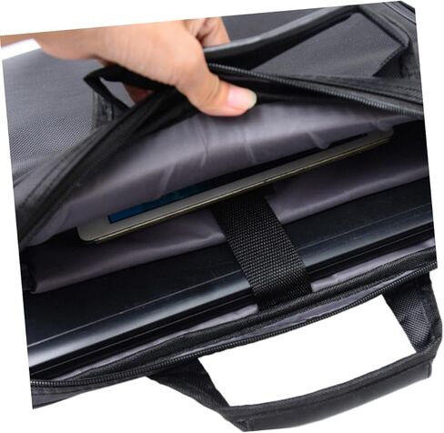 STOBOK 15.6-Inch Laptop Bag Portable Computer Shoulder Bag for Men and Women Water-Repellent Briefcase Adjustable Strap for Business and Travel in Saudi Arabia