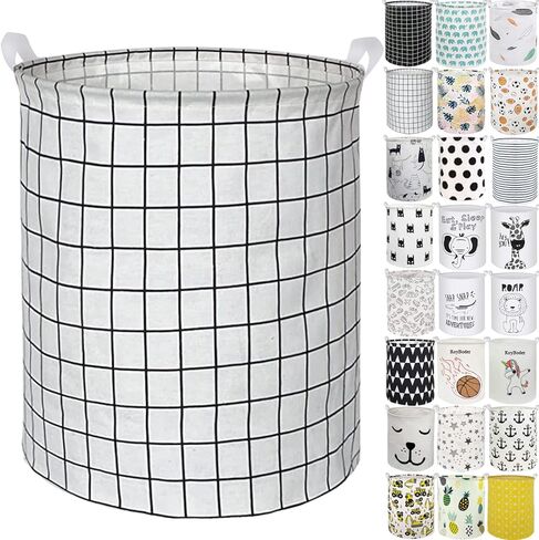 Collapsible Laundry Basket in Bedroom Waterproof Laundry Hamper in Bathroom Large Laundry Bag in College Dormitory Cloakroom Livingroom Nursery Organizer Toy Bin in Kuwait